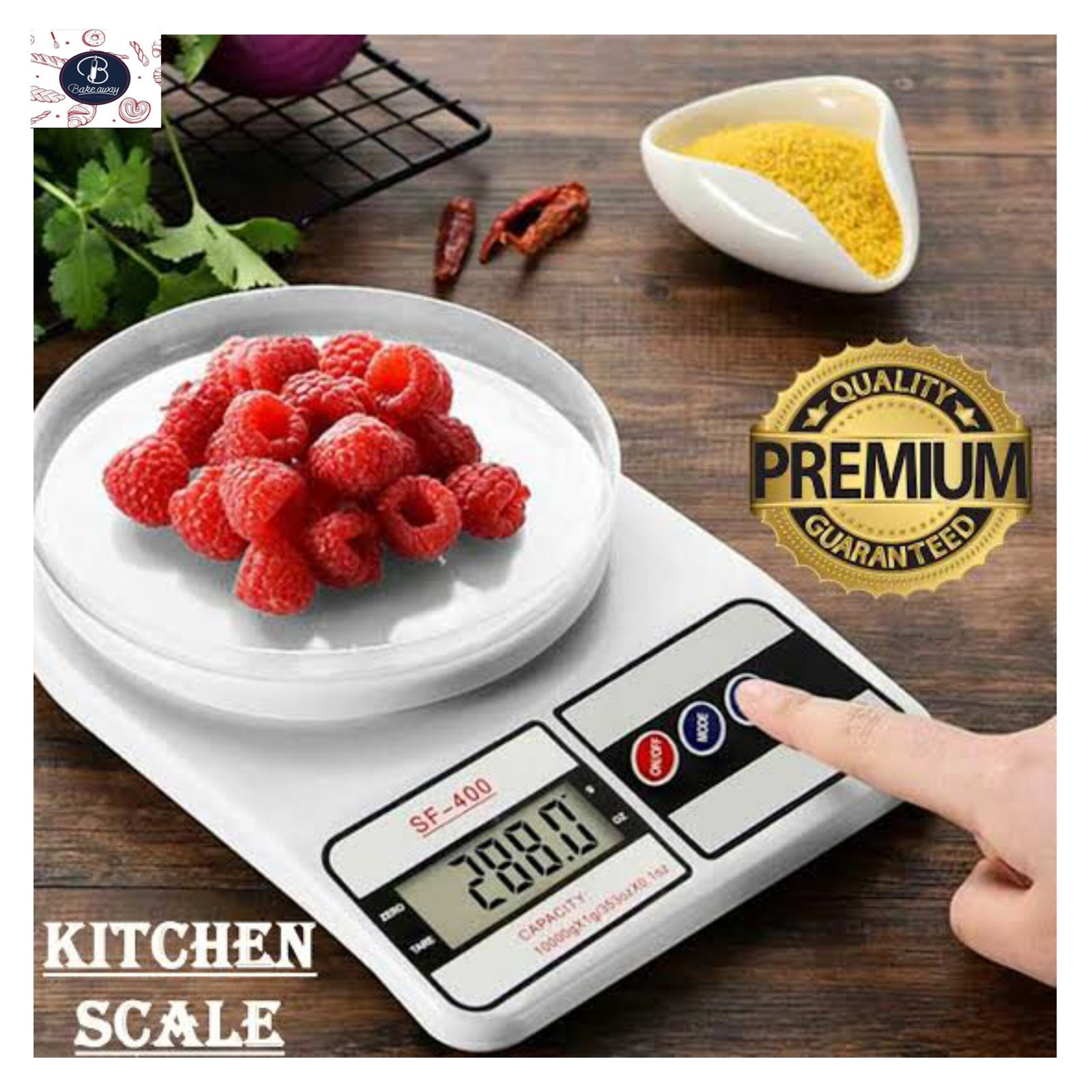 WEIGHT SCALE WITH ROUND BOWL SF-400.W