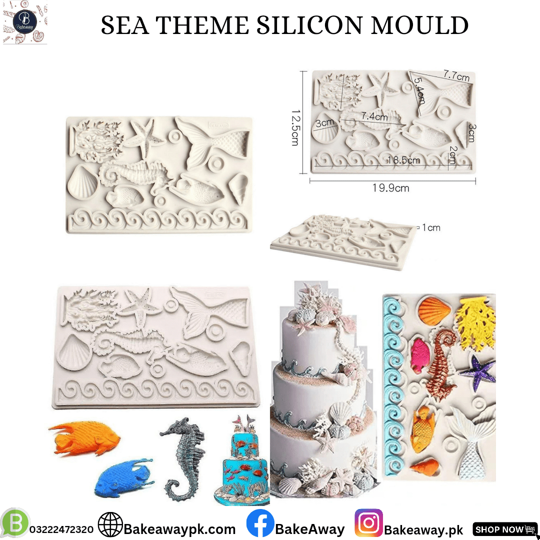 FISH SEA THEME SILICON MOULD