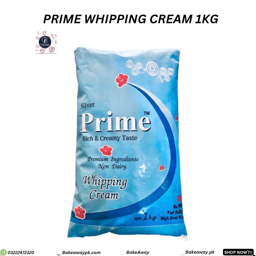 PRIME WHIPPY CREAM 1KG PACK ONLY FOR KARACHI Bake Away