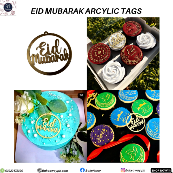 EID MUBARAK ARCYLIC TAGS