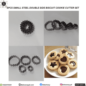 5pcs Small Steel Double Sides Biscuits Cutter