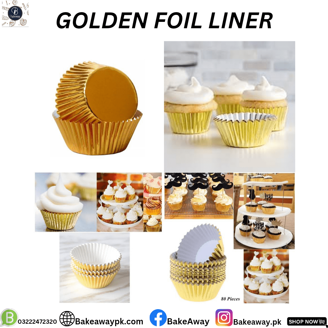 GOLDEN FOIL LINER PACK OF 40PCS