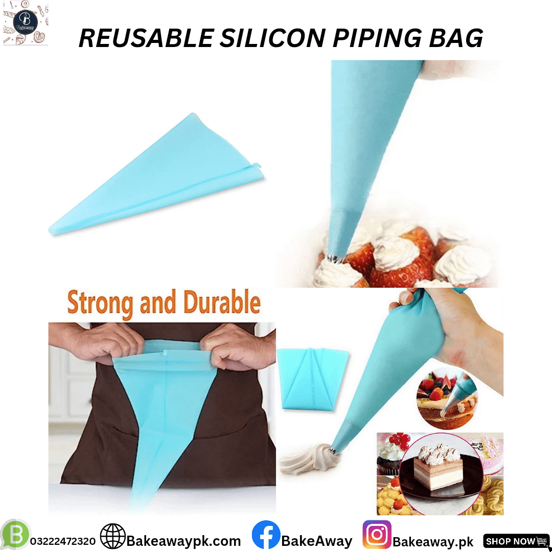 REUSABLE SILICON PIPING BAG Bake Away