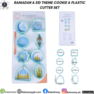 Ramadan & Eid Theme Cookie &Plastic Cutter Set