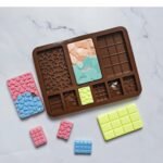 9CAVITY CHOCOLATE BAR MOULD - Image 2