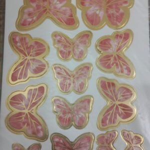 3D RED BUTTERFLY FOR CAKE DECORATION