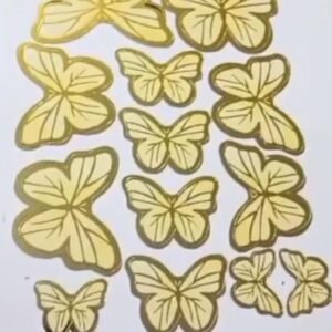 3D YELLOW BUTTERFLY FOR CAKE DECORATION