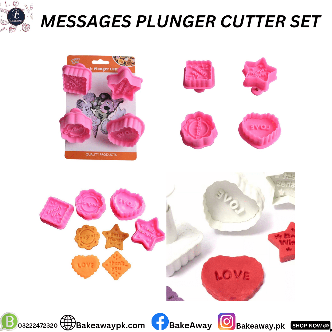 4PCS MESSAGES PLUNGER CUTTER SET