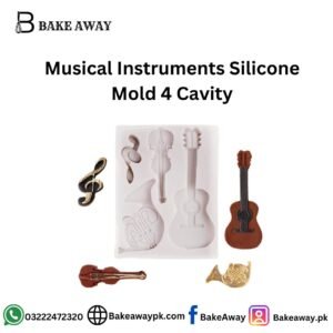 Musical Instruments silicone  Mold 4 cavity
