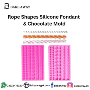 Rope Shapes Silicone Fondant  & Chocolate Mold
