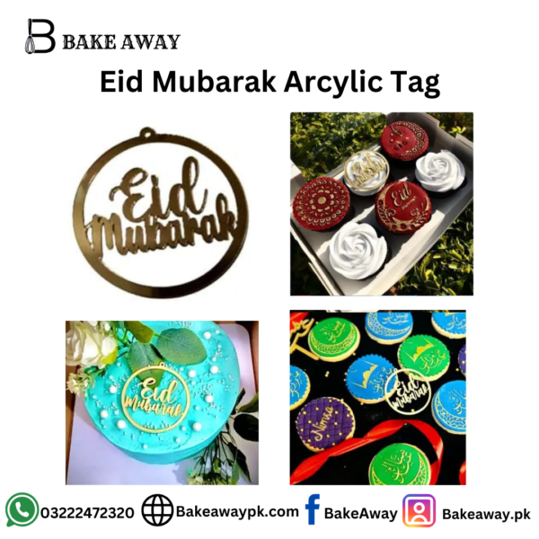 Eid Mubarak Arcylic Tag