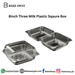 8inch Three Milk Plastic Sqaure Box