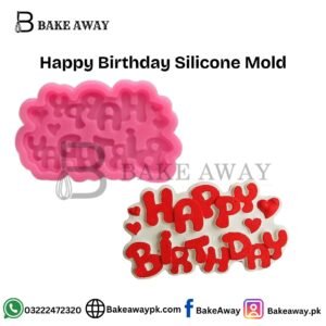 Happy Birthday Silicone Mold