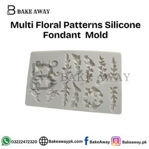 Multi Floral Patterns Silicone Fondant Mold