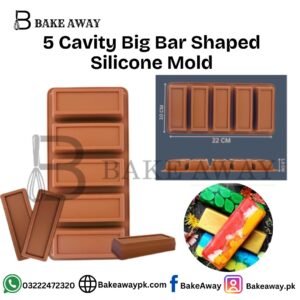 5 Cavity Big Bar Shaped Silicone Mold