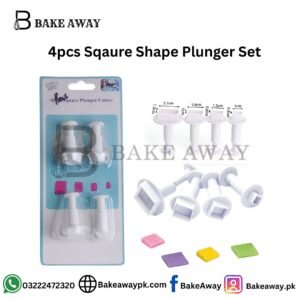 4pcs Sqaure Shape Plunger Set