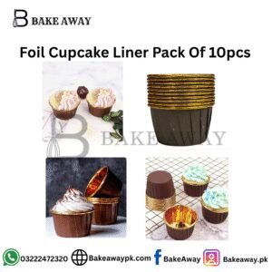 Foil Cupcake Liner Pack Of 10pcs