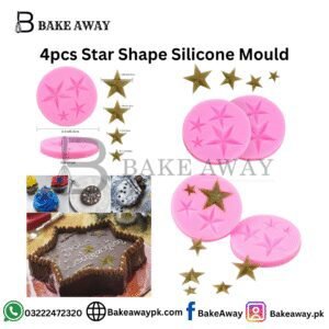 4pcs Star Shape Silicone Mould