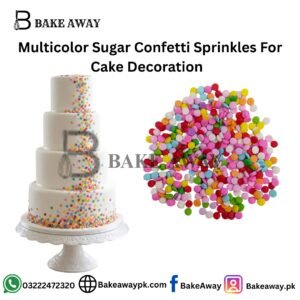 Multicolor Sugar Confetti Sprinkles For Cake Decoration