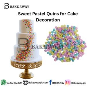 Sweet Pastel Quins for Cake Decoration