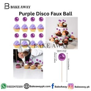 Purple Disco Faux Ball