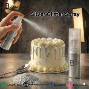 Silver Glitter Spray
