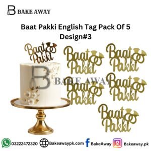 Baat Pakki English Tag Pack Of 5 Design#3