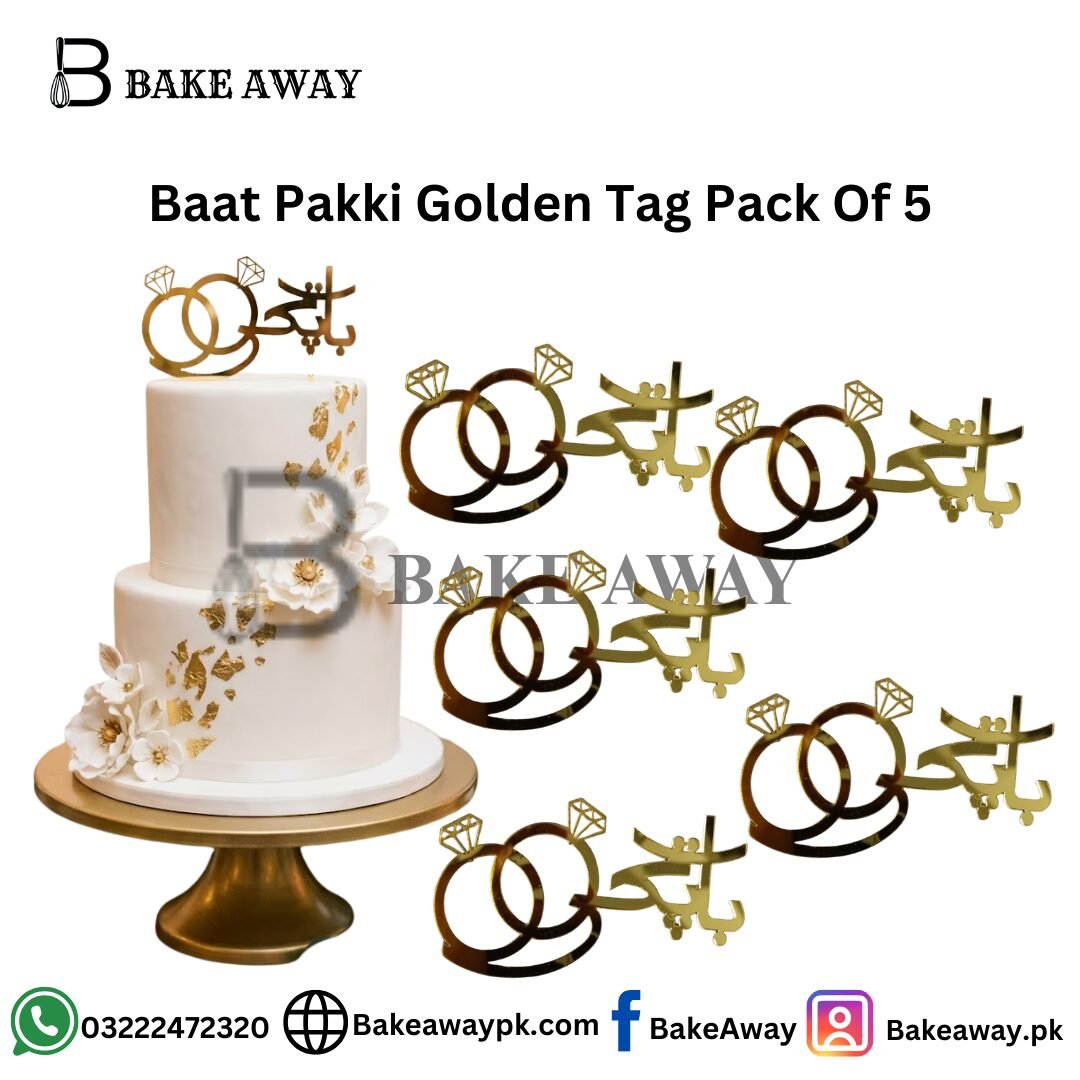 Baat Pakki Golden Tag Pack Of 5