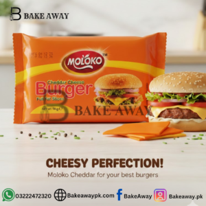 Moloko Slice Cheddar Cheese Pack Of 50pcs Only For Karachi