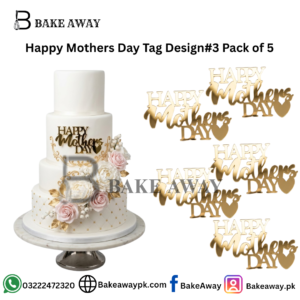 Happy Mothers Day Tag Design#3 Pack of 5