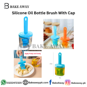 Silicone Oil Bottle Brush With Cap
