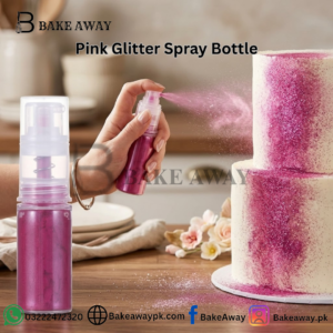 Pink Glitter Spray Bottle