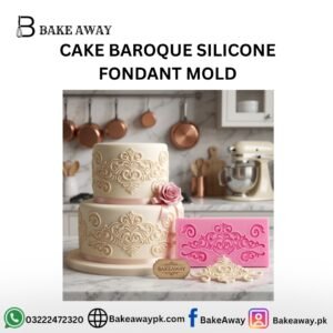 CAKE BAROQUE SILICONE FONDANT MOLD