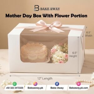 Mother’s Day Cake Box with Flower Portion