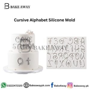 Cursive Alphabet Silicone Mold