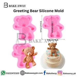 Greeting Bear Silicone Mold