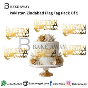 Pakistan Zindabad Flag Tag Pack Of 5