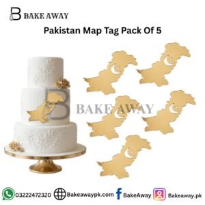 Pakistan Map Tag Pack Of 5