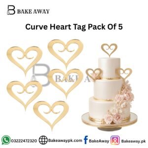 Curve Heart Tag Pack Of 5