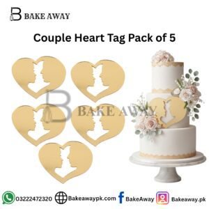 Couple Heart Tag Pack of 5
