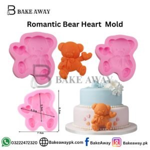 Romantic Bear Heart Mold