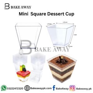 Mini Square Dessert Cup