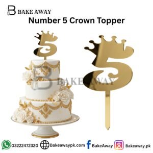 Number 5 Crown Topper