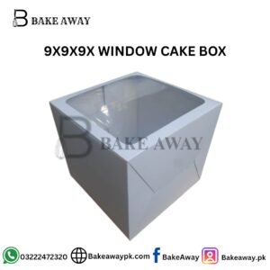 9X9X9X WINDOW CAKE BOX